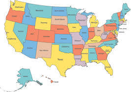 미국의 각주및 지역별 분류